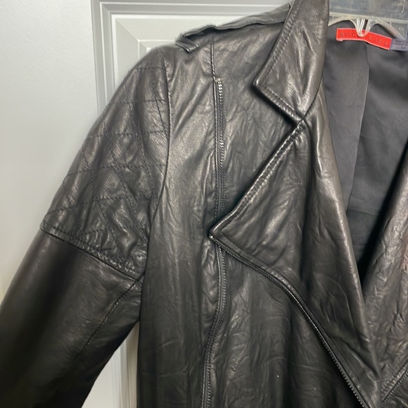 Alice and Olivia Leather Moto Jacket - Picture 2 of 13
